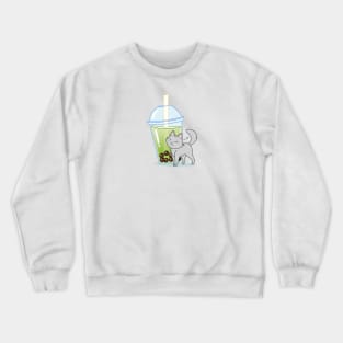 Purrfect matcha Crewneck Sweatshirt